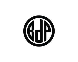 BDP logo design vector template. BDP logo design.