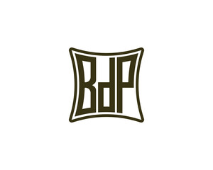 BDP logo design vector template. BDP logo design.