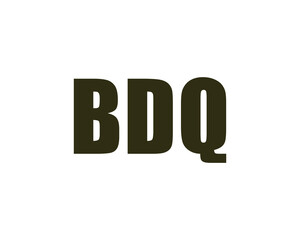 BDQ logo design vector template. BDQ logo design.