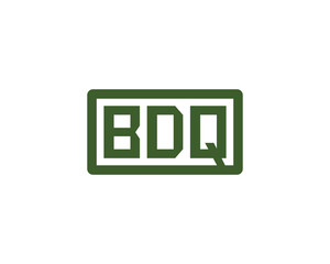 BDQ logo design vector template. BDQ logo design.