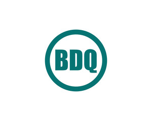 BDQ logo design vector template. BDQ logo design.