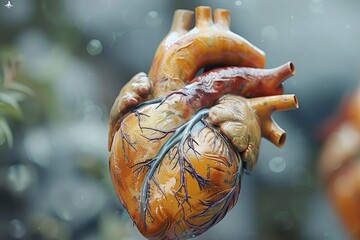 human heart anatomy 3d visualisation