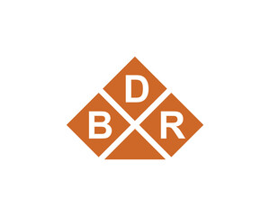 BDR logo design vector template. BDR logo design.