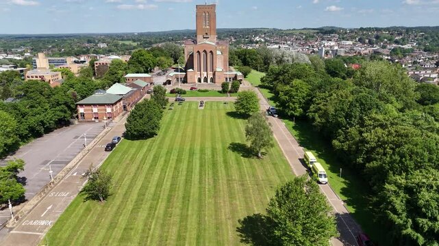 Discover Guildford Cathedral in Surrey, a stunning example of modernist architecture. Explore its serene atmosphere, impressive tower, and rich history. 