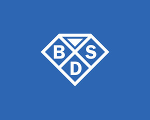 BDS logo design vector template. BDS logo design.