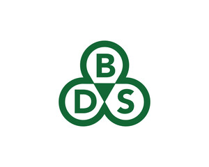 BDS logo design vector template. BDS logo design.