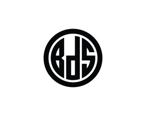 BDS logo design vector template. BDS logo design.