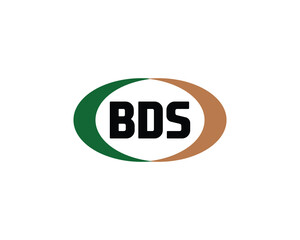 BDS logo design vector template. BDS logo design.