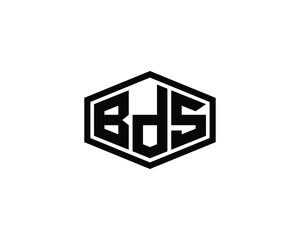 BDS logo design vector template. BDS logo design.