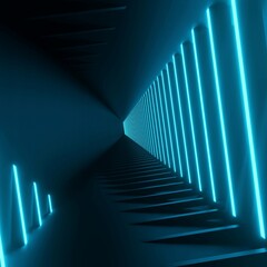 Obraz premium Abstract tunnel background