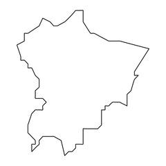 Luquillo map, administrative division of Puerto Rico. Vector illustration.