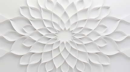 A white wall with a repeating geometric pattern