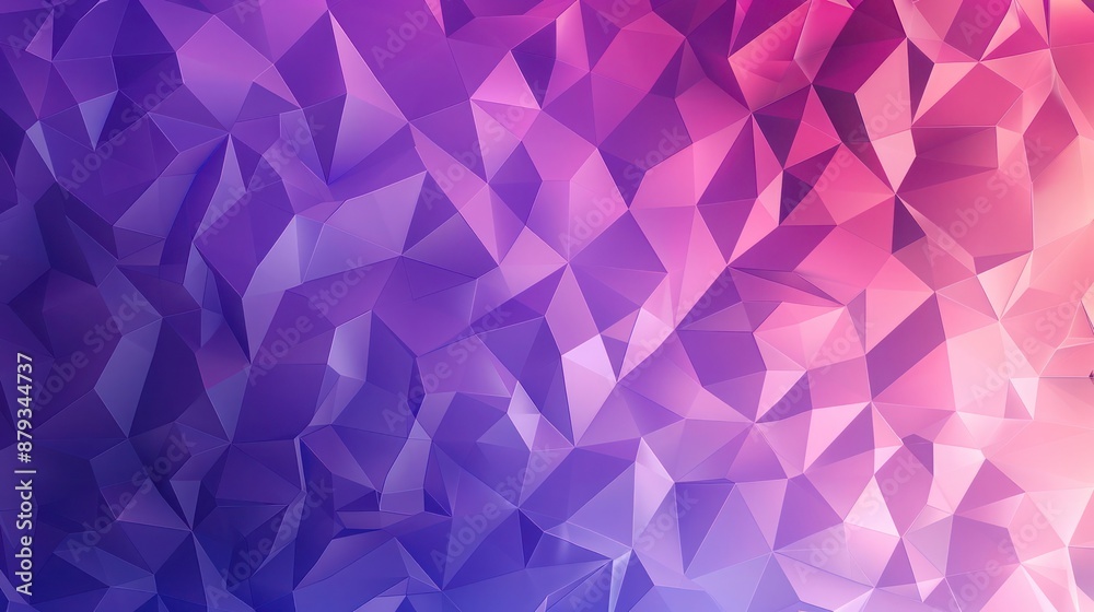 Fototapete a mesmerizing abstract background with triangular geometric patterns in gradient transitions, blendi