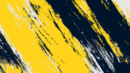 Abstract Yellow Grunge Sport Background Design Template