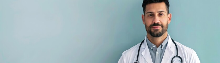 Fototapeta premium A doctor providing comprehensive GERD management advice to a patient in a clinic setting, healthcare discussion and support