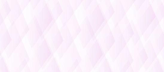 Fototapeta premium Abstract white and pink technology concept diamond triangle geometric shape background. gradient vector art illustration. soft and trendy business template . futuristic concept background 