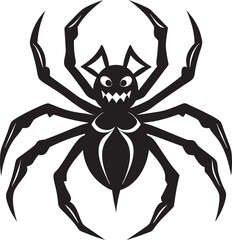 spider isolated on white background