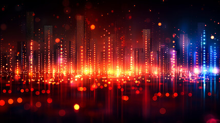 Obraz premium background equalizer modern for music