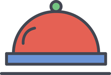 Obraz premium Dish Vector Icon