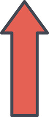Arrow Up Vector Icon