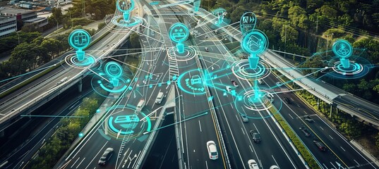 Smart City Transportation Network Visualization