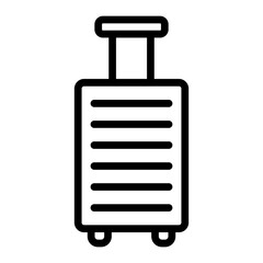 Luggage Vector Line Icon