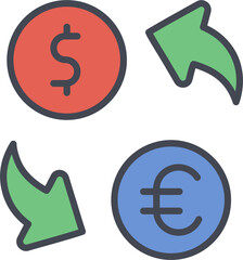 Currency Exchange Vector Icon