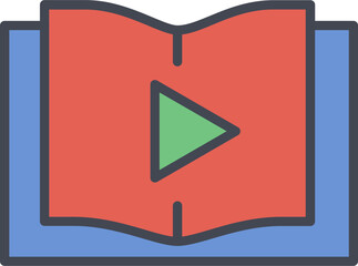 Online Learning Vector Icon