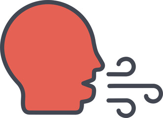 Bad Breath Vector Icon
