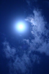 満月　月のある景色