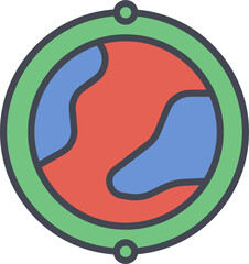 Earth Vector Icon