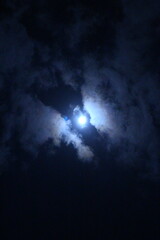 満月　月のある景色