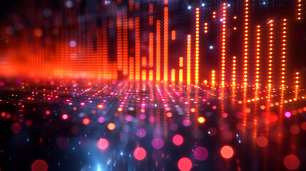 Fototapeta premium background equalizer modern for music