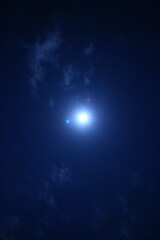 満月　月のある景色