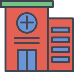 Fototapeta premium Hospital Vector Icon