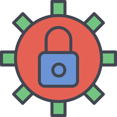Security Settings Vector Icon