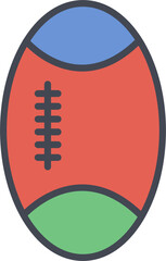 Rugby Vector Icon