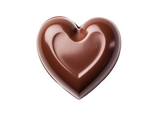 a chocolate heart shaped object