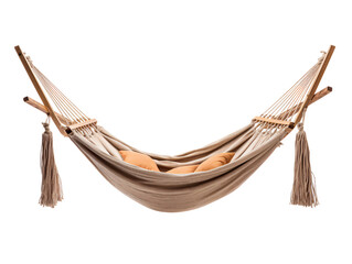 a hammock with tassels