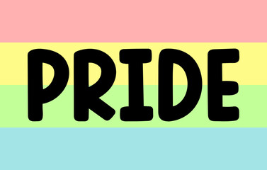 Pride Flag Vector Graphic 