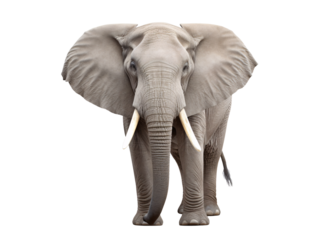 an elephant with large ears