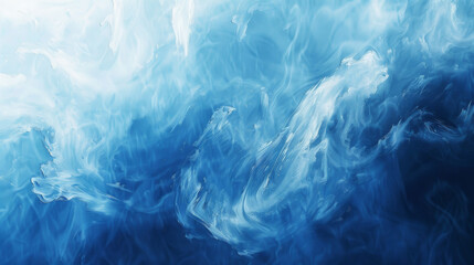 Abstract Blue Background, Generative AI Illustration