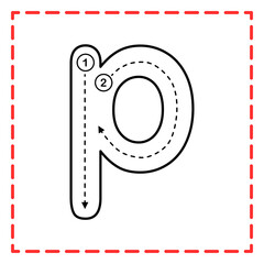 tracing alfabet pp illustration © Rahmatullah