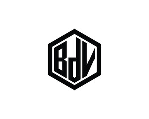 BDV Logo design vector template