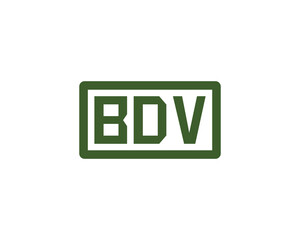BDV Logo design vector template