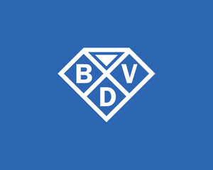BDV Logo design vector template