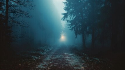 Obraz premium Mystical Forest Path