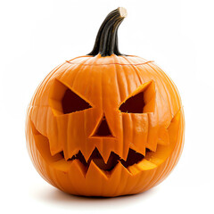 Carved Halloween Jack-o'-Lantern Pumpkin