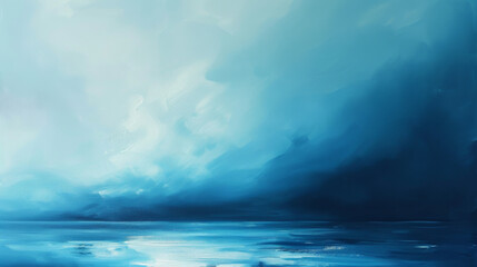 Obraz premium Abstract Blue Background, Generative AI Illustration