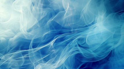 Abstract Blue Background, Generative AI Illustration